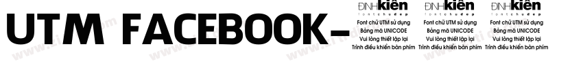 UTM FACEBOOK字体转换